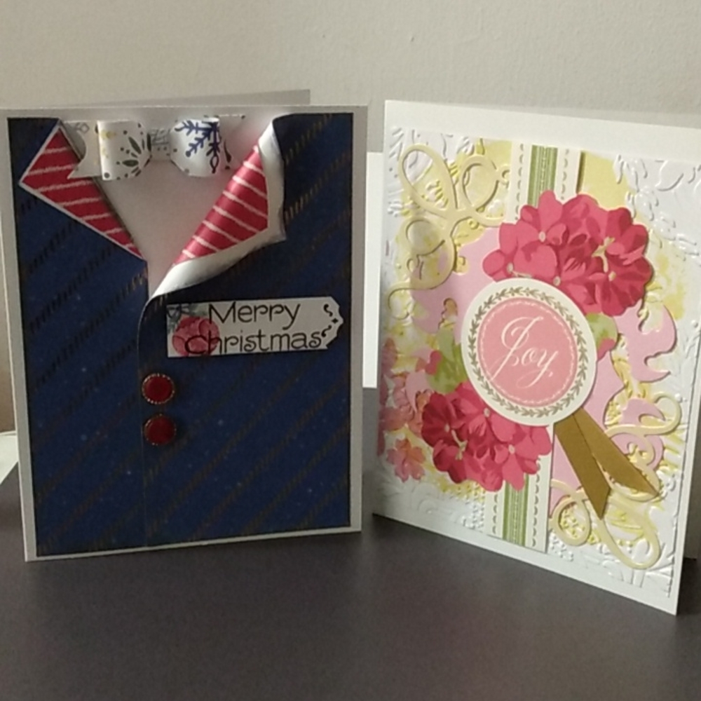 5 x 6.5 inch Handmade Holiday Greeting Cards